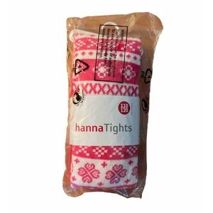 Pink and White tights